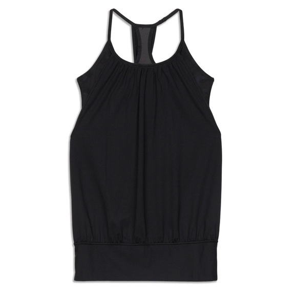 lululemon athletica Tops - Lululemon No Limit Black Tank Top, Size 4
